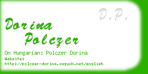 dorina polczer business card